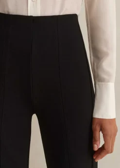 Discount ME+EM Travel Tailoring Kick Flare Trouser Black