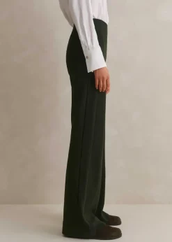 Hot ME+EM Travel Tailoring Kick Flare Trouser Khaki