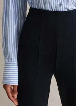 Sale ME+EM Travel Tailoring Kick Flare Short Trouser Navy