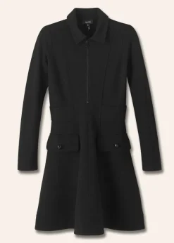 Clearance ME+EM Travel Tailoring Military Mini Dress Black