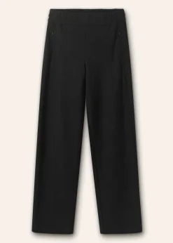 Online ME+EM Travel Tailoring Slim Barrel Trouser Black