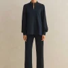 Best ME+EM Travel Tailoring Slim-Crop Trouser Co-Ord Blue