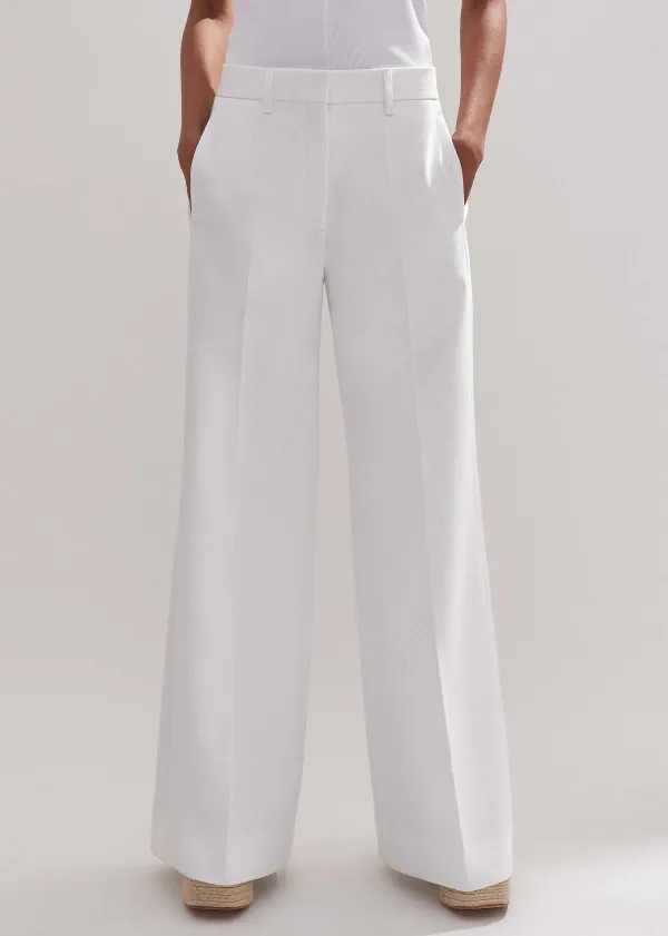 Outlet ME+EM Tux Wide-Leg Trouser Fresh White