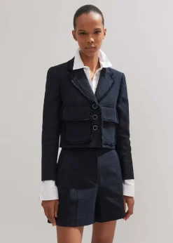 Online ME+EM Tweed Short Navy