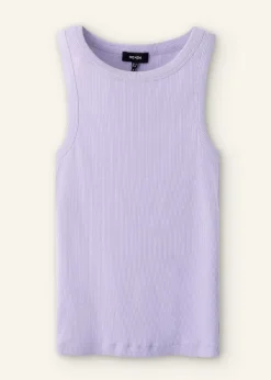 Outlet ME+EM Ultimate Crew Neck Vest Dusted Lilac