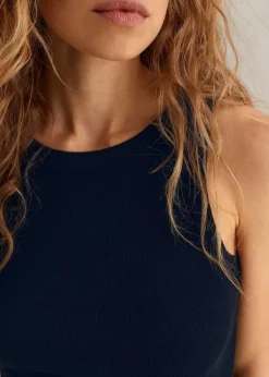 New ME+EM Ultimate Crew Neck Vest Navy