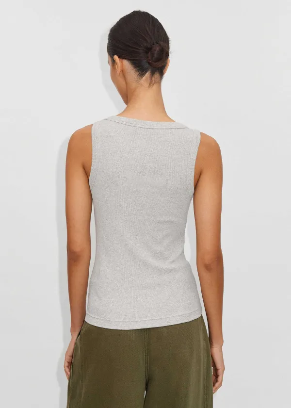 Hot ME+EM Ultimate Crew Neck Vest Pale Grey Melange