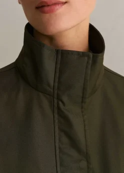 Sale ME+EM Utility Storage Crop Parka Authentic Khaki