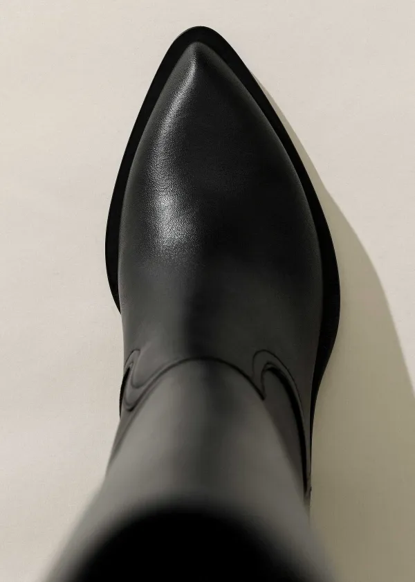 Sale ME+EM Western Knee High Boot Black
