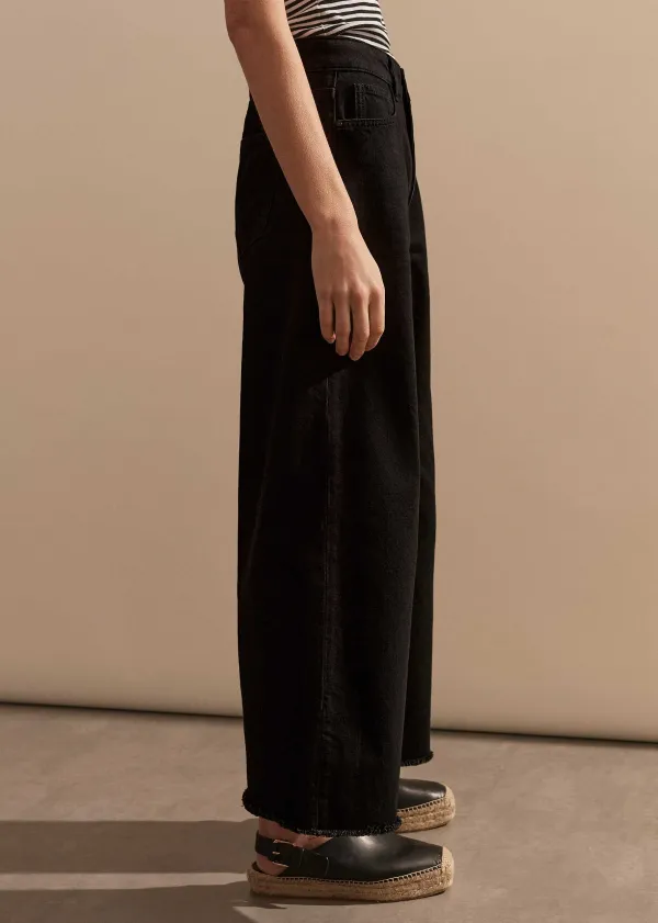 Clearance ME+EM Wide-Leg Ankle-Length Jean Black