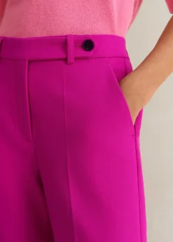 Sale ME+EM Wide-Leg Flare Trouser Electric Pink